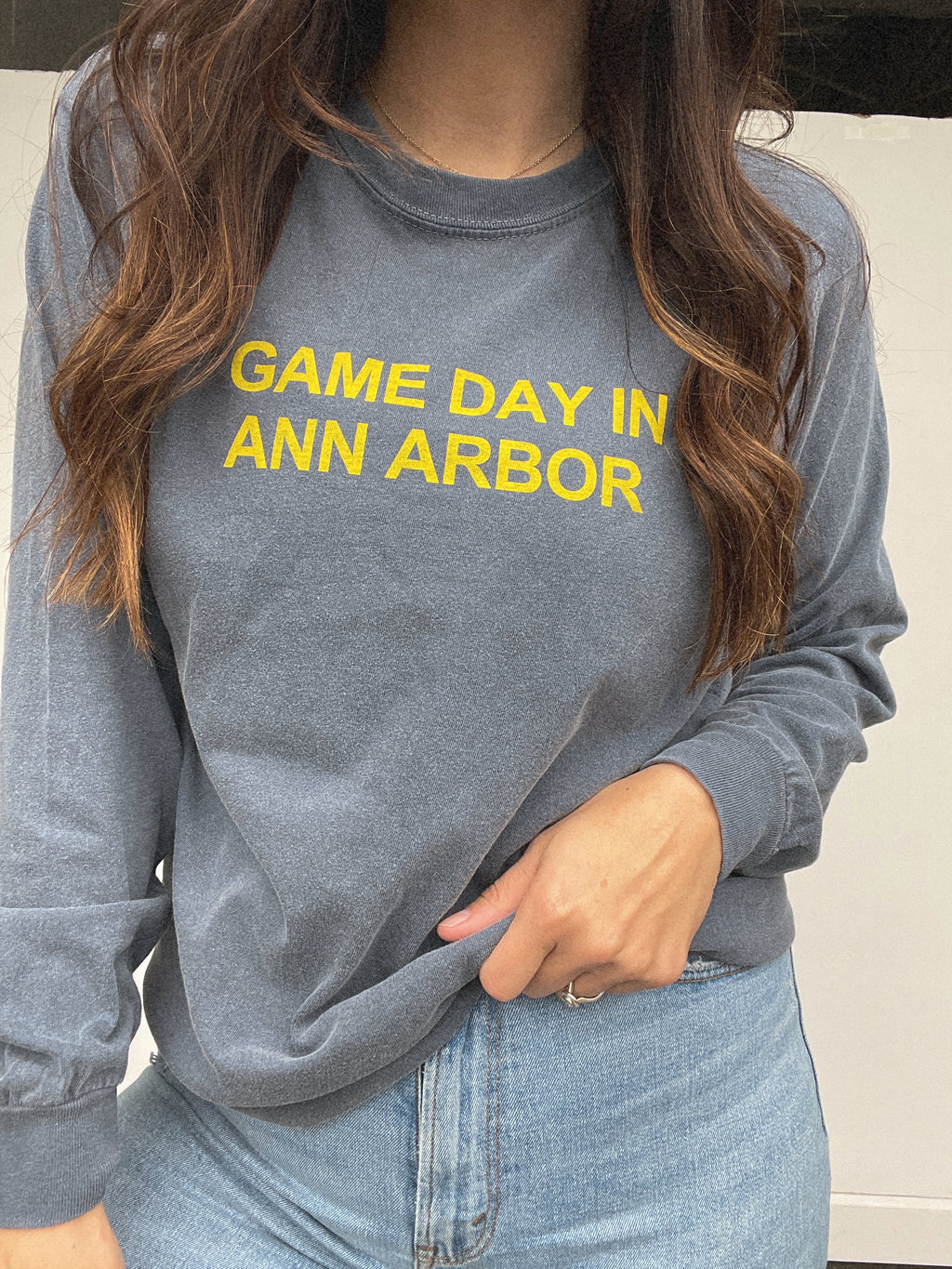 Game Day in Ann Arbor Long Sleeve Tee