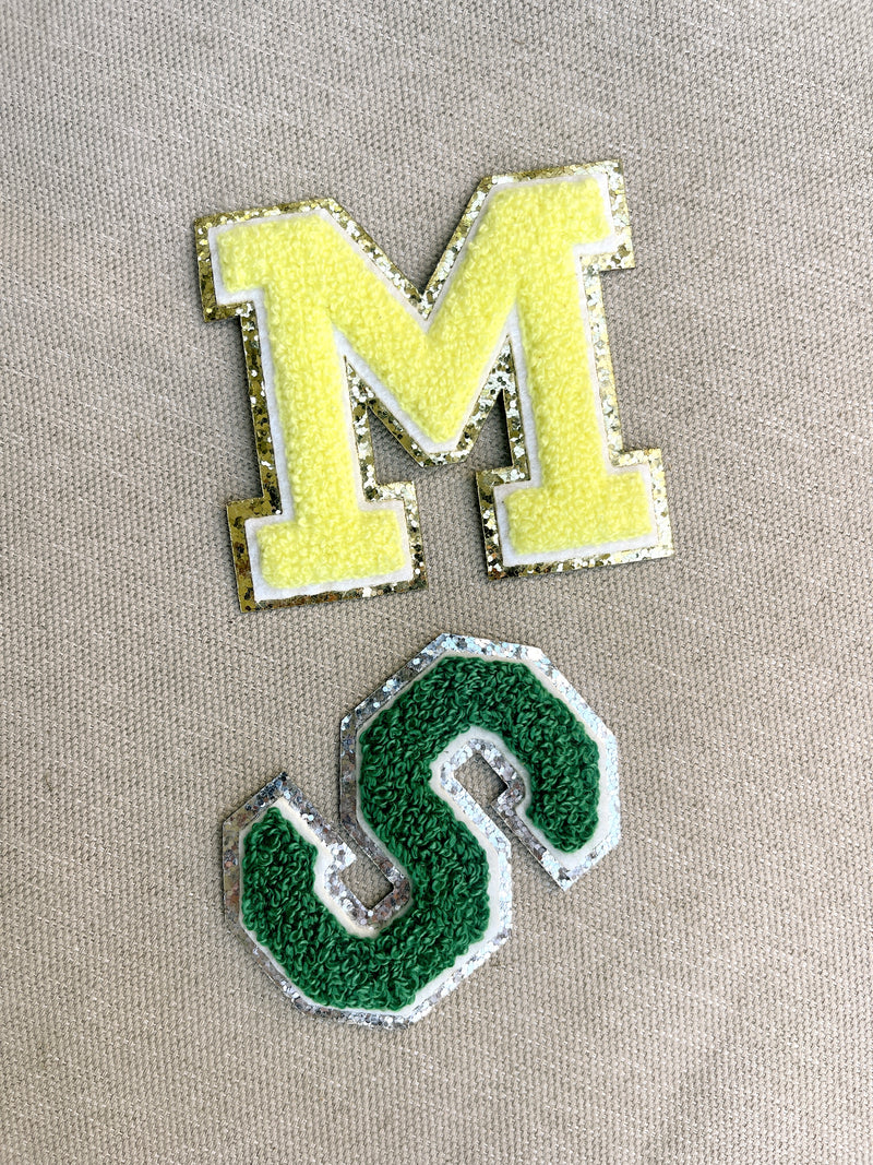 Iron-on Letter Patch