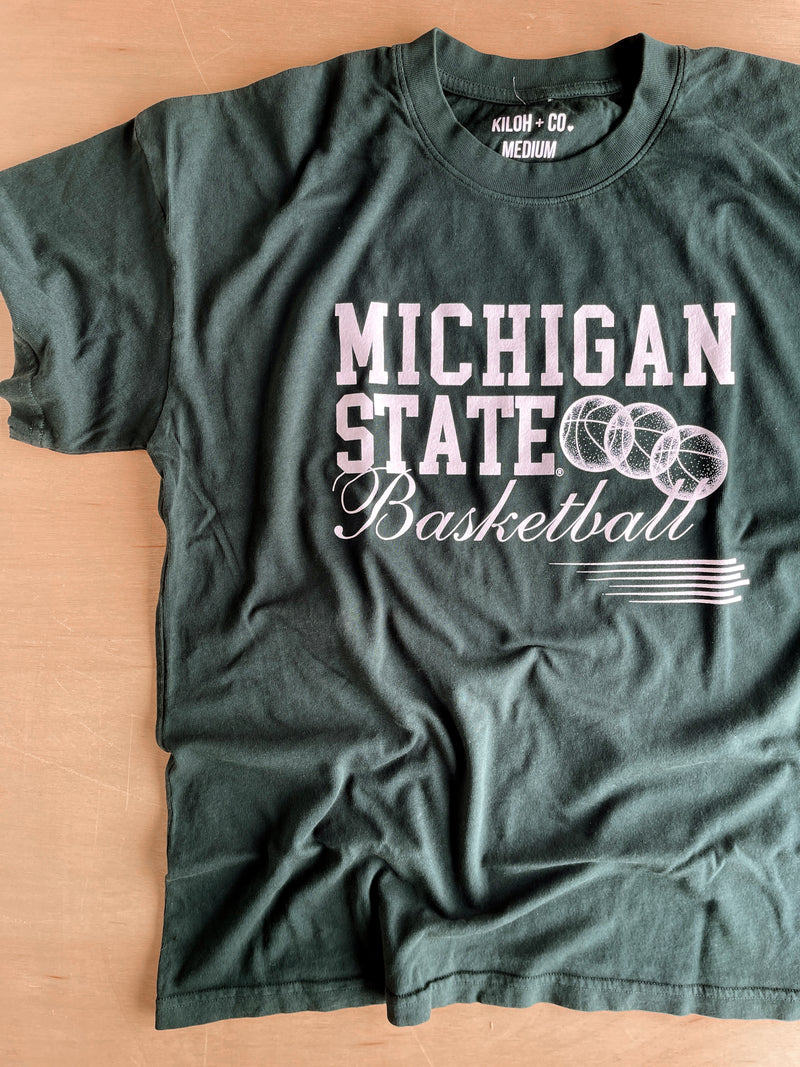 Michigan State Licensed Basketball Tee