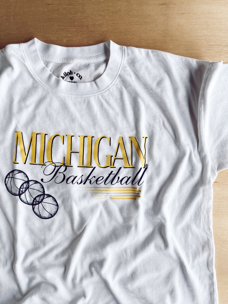 Michigan Licensed Basketball Tee