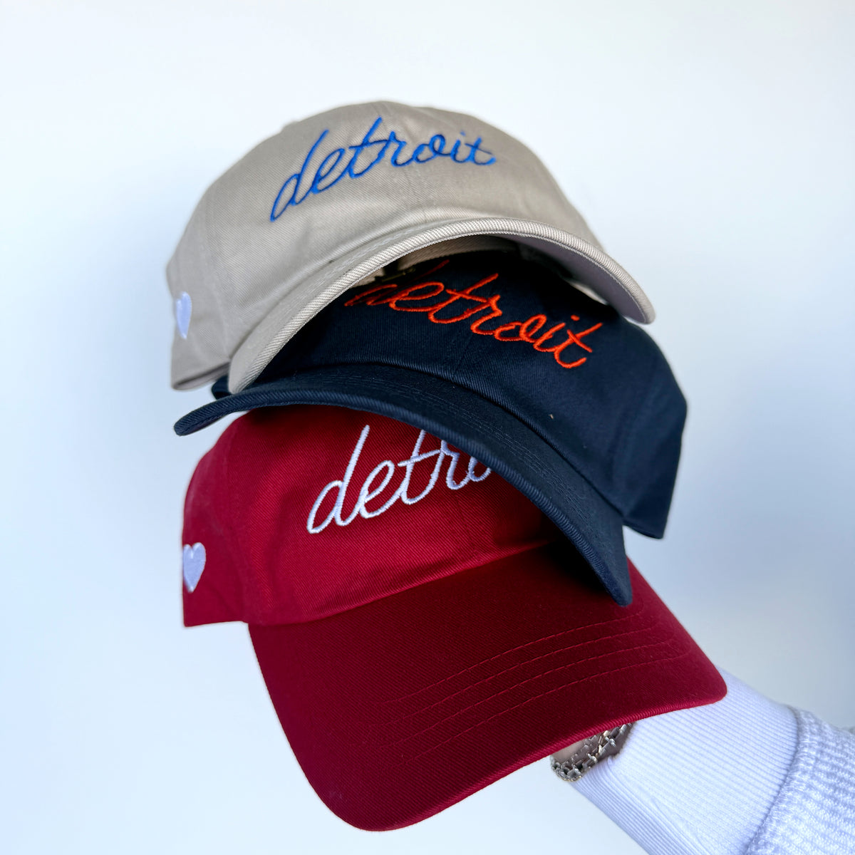 Detroit Script Embroidered Dad Hats – Kiloh + Co.