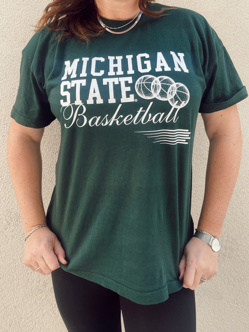 Michigan State Licensed Basketball Tee