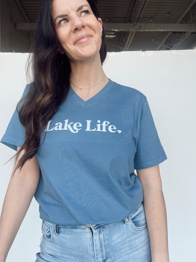 Lake Life Classic V-Neck Tee (FINAL SALE)