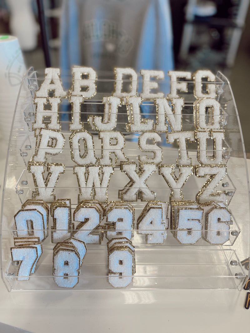 Self-Adhesive Letter & Number Patches