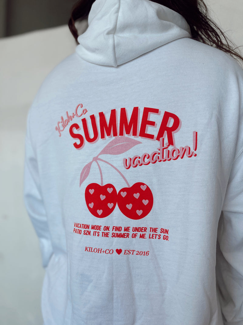 Summer Vacation Cherry Hoodie (FINAL SALE)