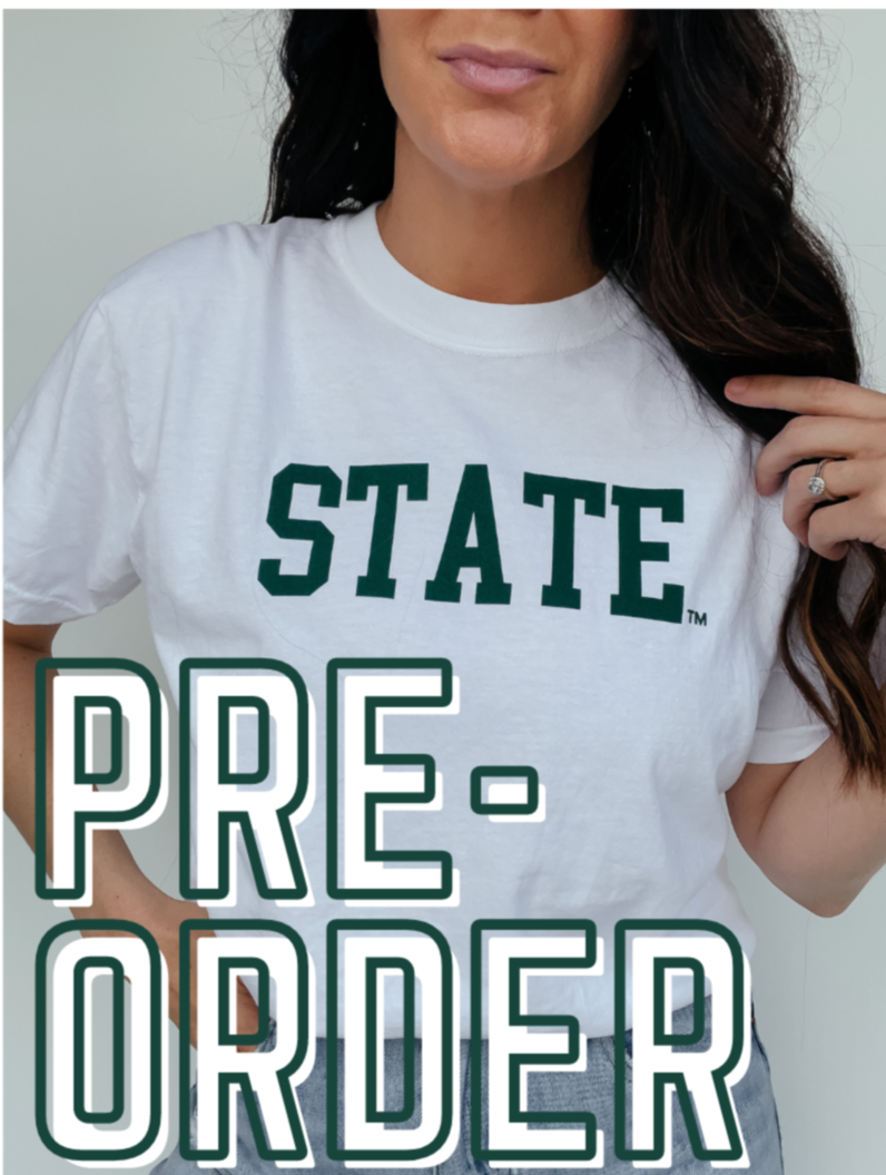 State Licensed White Tee