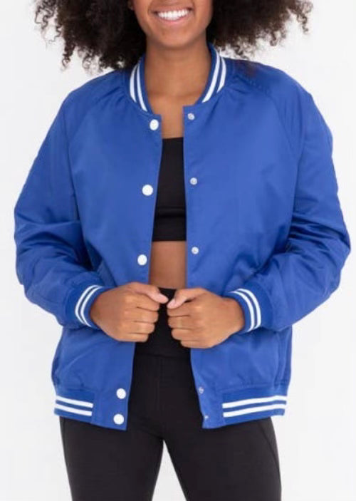 Blue Varsity Lightweight Jacket