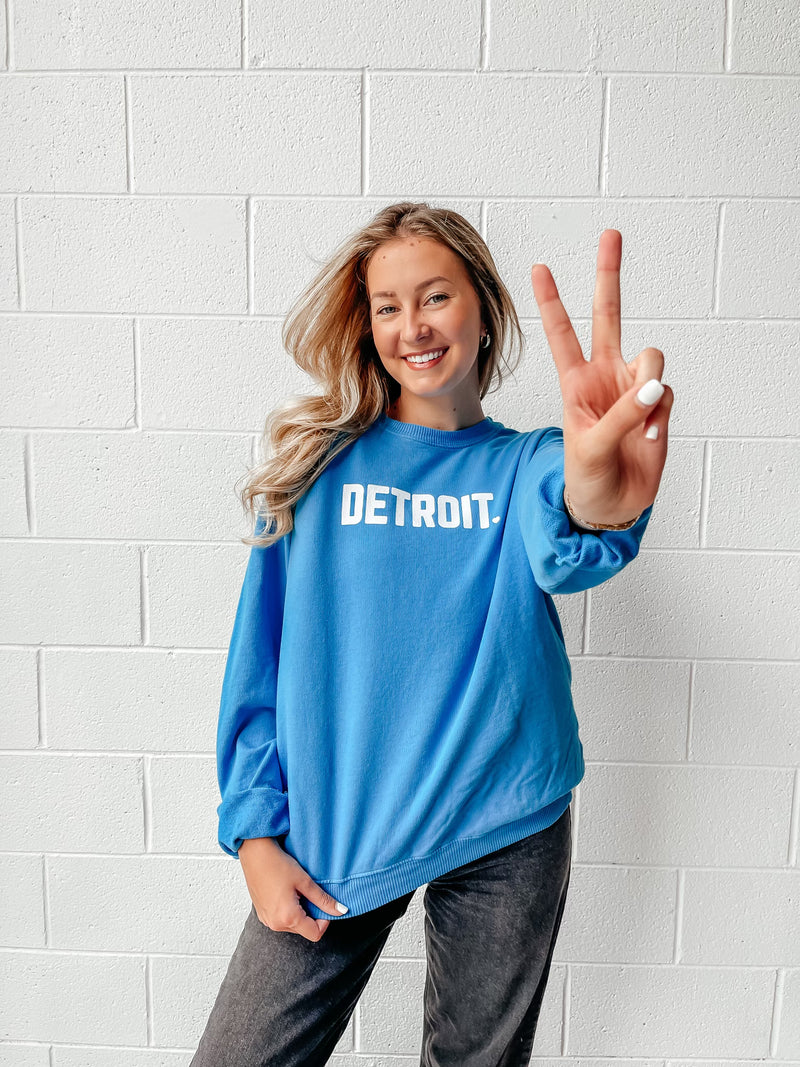 Detroit Blue French Terry