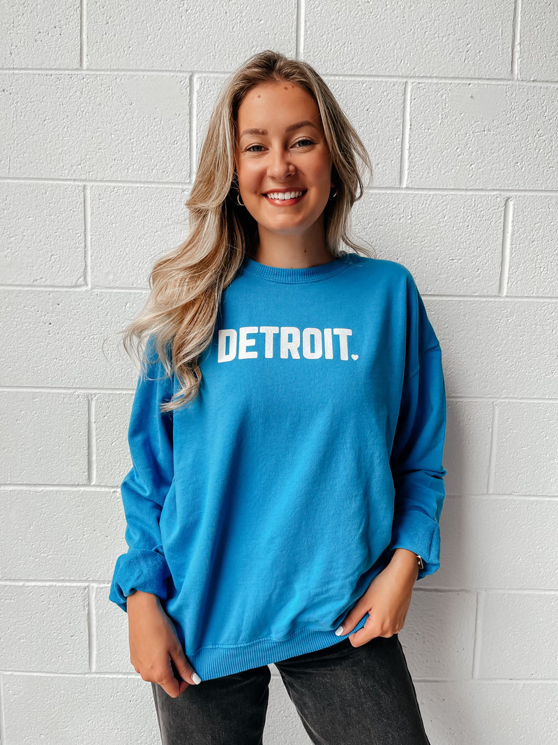 Detroit Blue French Terry